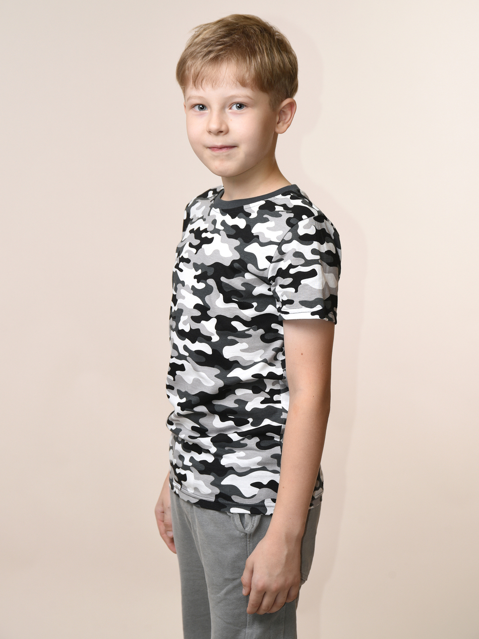 Футболка для мальчика камуфляжная