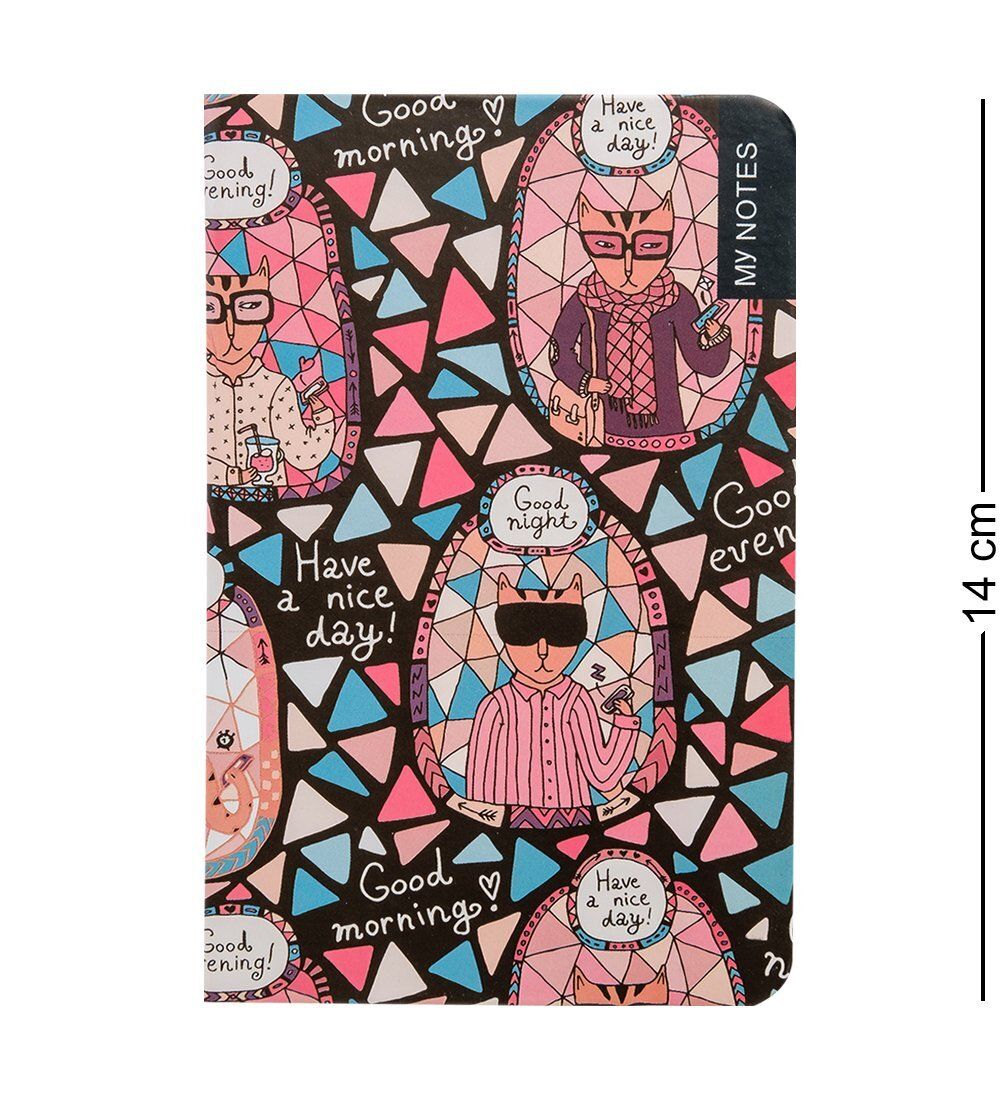 BM-22/1 Блокнот мал. «Богемные коты» (твердая обложка)