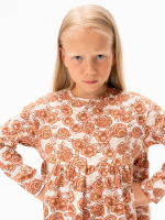 Платье оверсайз с длинным рукавом Mjölk Roses