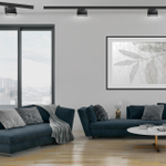 358326 PORT NT19 274 черный Трехфазный трековый свтильник IP33 LED 4000К 25W 110-265V EOS