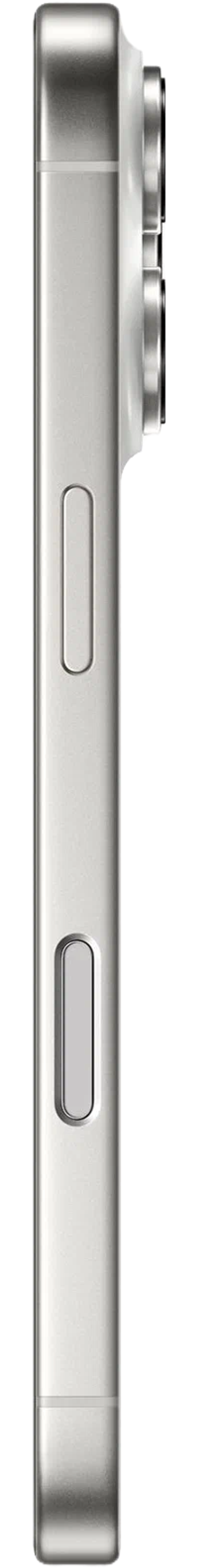 Смартфон Apple iPhone 16 Pro 128 ГБ, Dual: Только eSim, White Titanium (белый титановый)