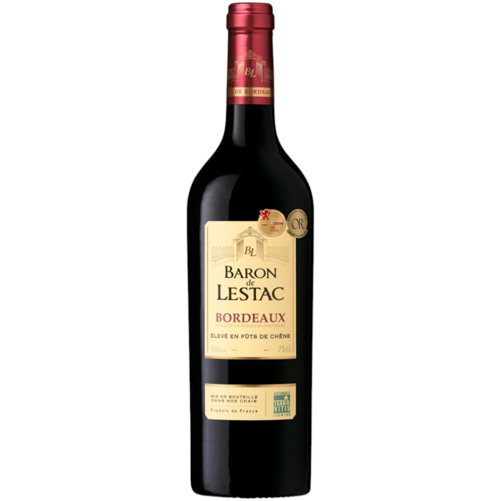 Вино Baron De Lestac Bordeaux Rouge 0,75 л.