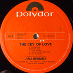 Jimi Hendrix ‎– The Cry Of Love (Скандинавия 1971г.) Т