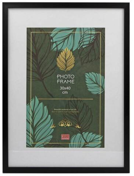Фоторамка пластик 30х40 см Формат черный