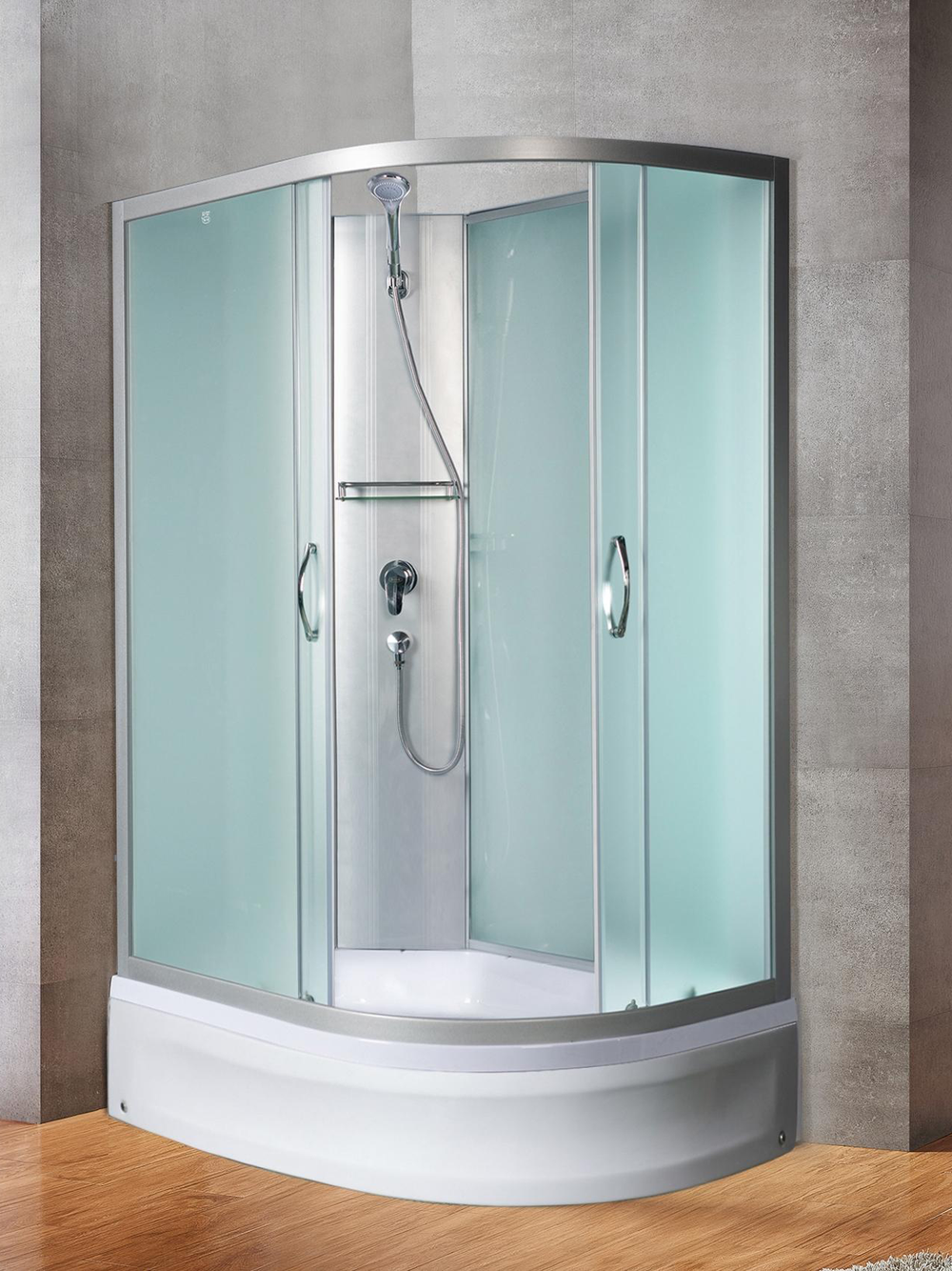 Душевая кабина RIVER NARA Б/К 90/70/24 МТ L 90x70x206 10000003637 Универсальная Четверть круга