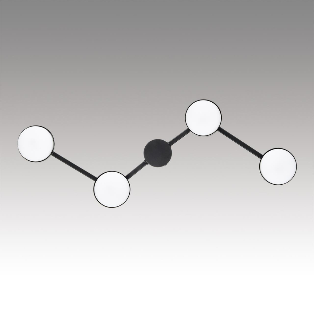 8187/4C COMFI LN25 207 черный, металл Люстра потолочная LED GX53 4*7W 220V SANATA
