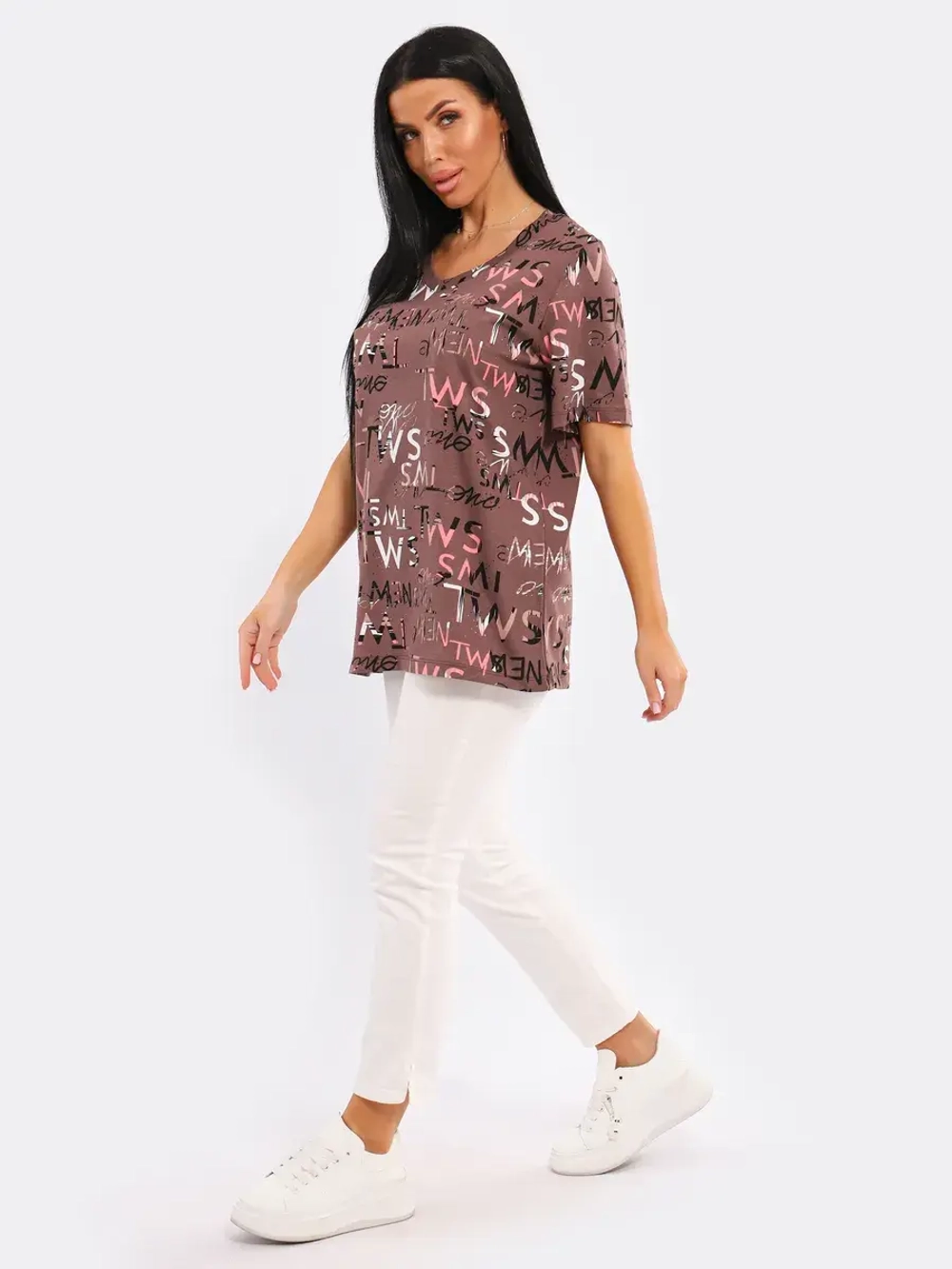 Футболка женская большие размеры