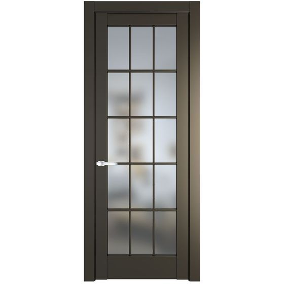 Межкомнатная дверь эмаль Profil Doors 4.1.2 (р.15) PD перламутр бронза стекло матовое