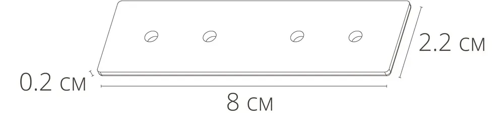 Коннектор прямой для магнитного шинопровода Arte Lamp LINEA-ACCESSORIES