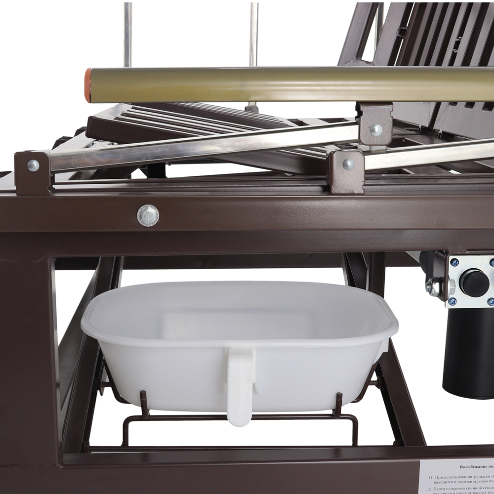 Кровать электрическая Med-Mos DB-11А (ЛДСП венге) ширина ложемента 120 см