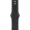 Apple Watch Series 11, 42 мм, корпус из алюминия цвета «чёрная смола», спортивный ремешок цвета «черный» S/M (MEQT4)