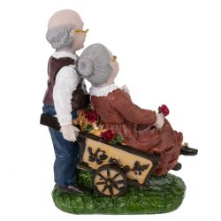 GAEM Фигурка декоративная "Бабушка с дедушкой", L12 W7 H16 см