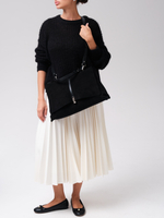 Замшевая сумка сэтчел Colette DBR 31349 черный