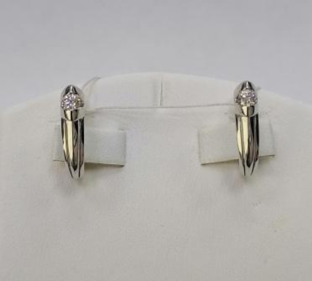 Серьги из золота с бриллиантами