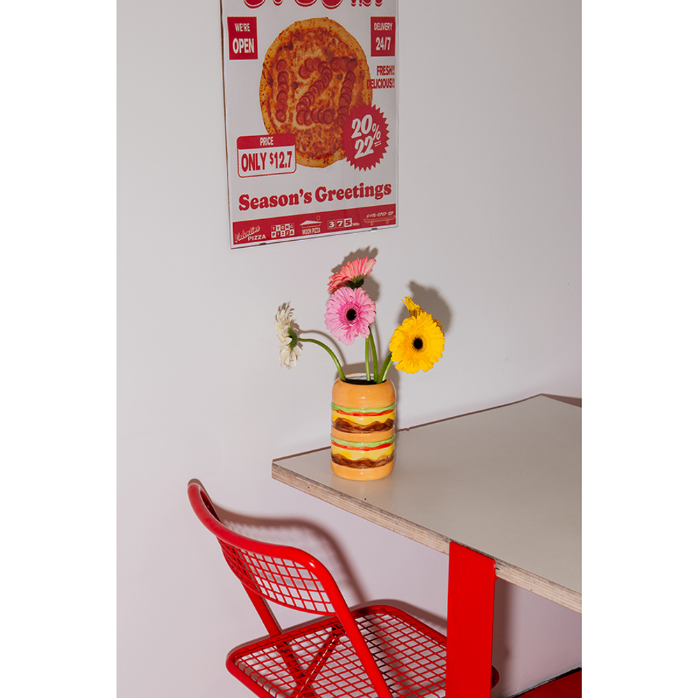 Ваза для цветов fast food, burger, 18 см