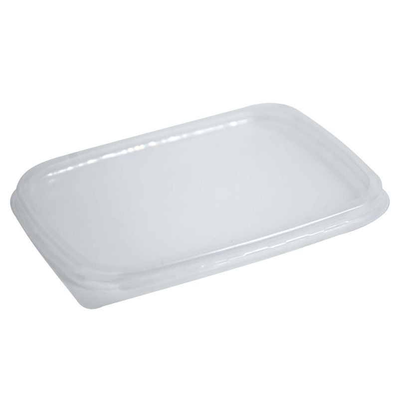 Крышка контейнера Upax-Unity полупрозрачная 108*82*3 мм (500 мл) 50 шт/уп 1 000 уп/кор