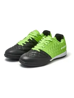 Бутсы футбольные Atemi SD700 INDOOR, синтетическая кожа, цвет салатово-чёрный, размер 44