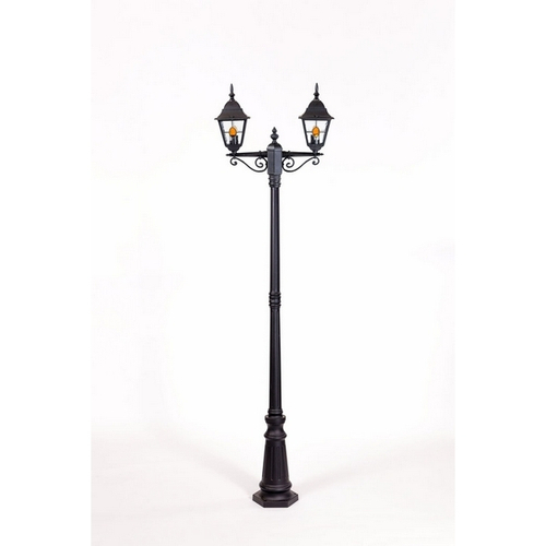 Фонарный столб YAOHUA LUX QUADRO M lead GLASS 79909MAlgY Bl