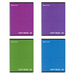 Тетрадь А4, 96 л., BRAUBERG ЭКО, гребень, клетка, обложка картон, МОНОХРОМ 2, 402058