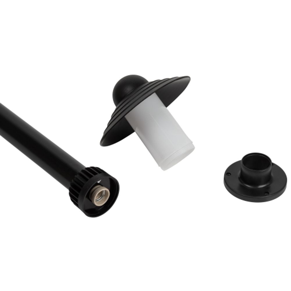 Садово-парковый светильник ЭРА «Поллар» НТУ 01-60-009 напольный черный IP54 Е27 max60Вт h860мм