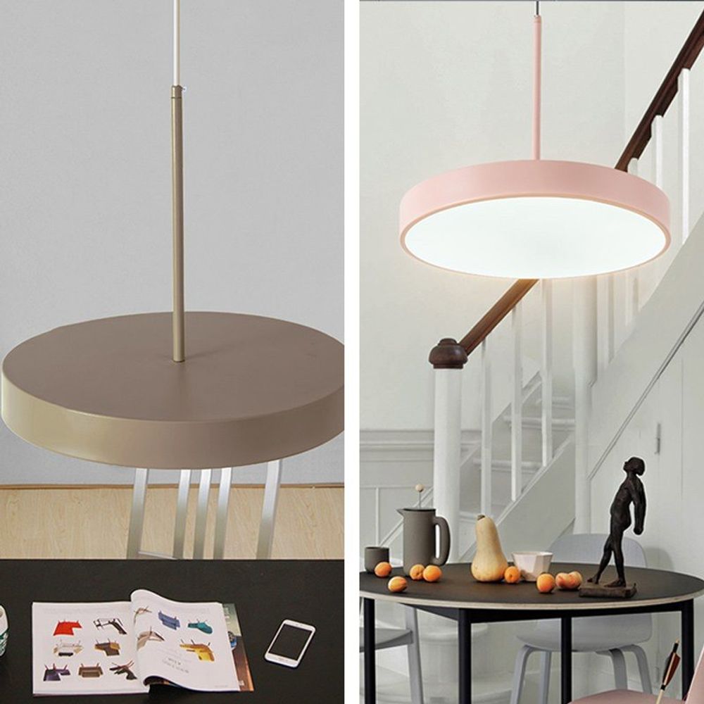 Подвесной светильник TURNA ONE D50 Pink by ImperiumLoft