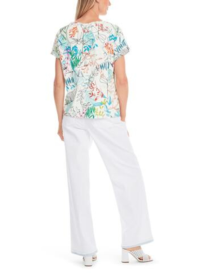 Marc Cain Футболка свободного кроя с рисунком