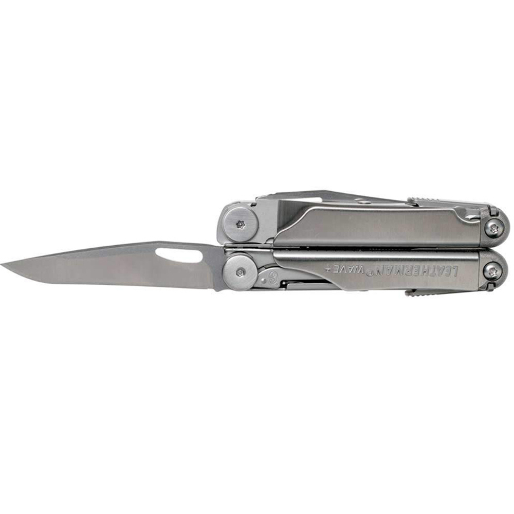 Мультитул Leatherman Wave Plus 2H, 18 функций, стальной, нейлоновый чехол