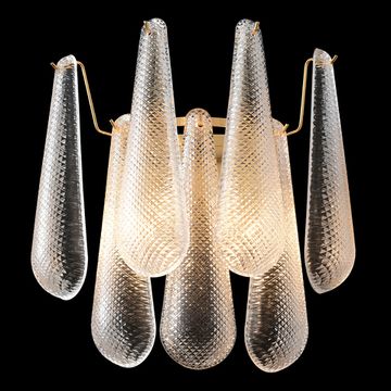 Бра 2*Е14 FONTAIN AP2 GOLD золото Crystal Lux