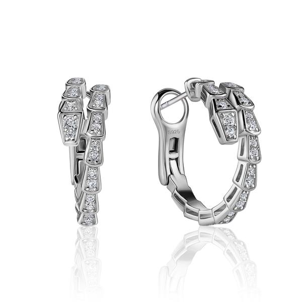 Серьги с английским замком