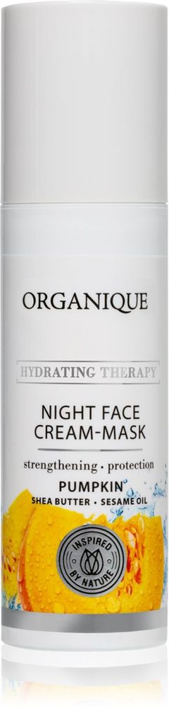 Organique увлажняющая ночная маска для лица Hydrating Therapy Pumpkin