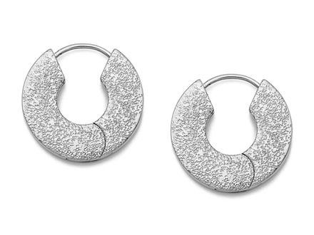 Серьги-Кольца "Фактурные" 26мм