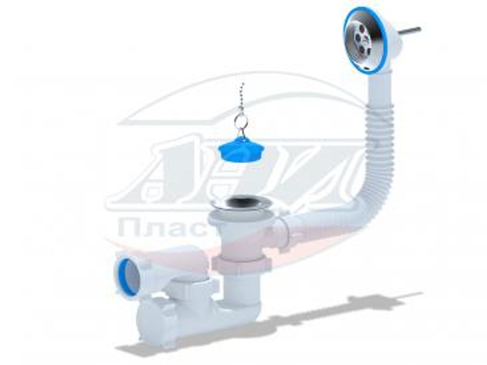 Сифон АНИ 1.1/2 д/ванны регулируемый E250