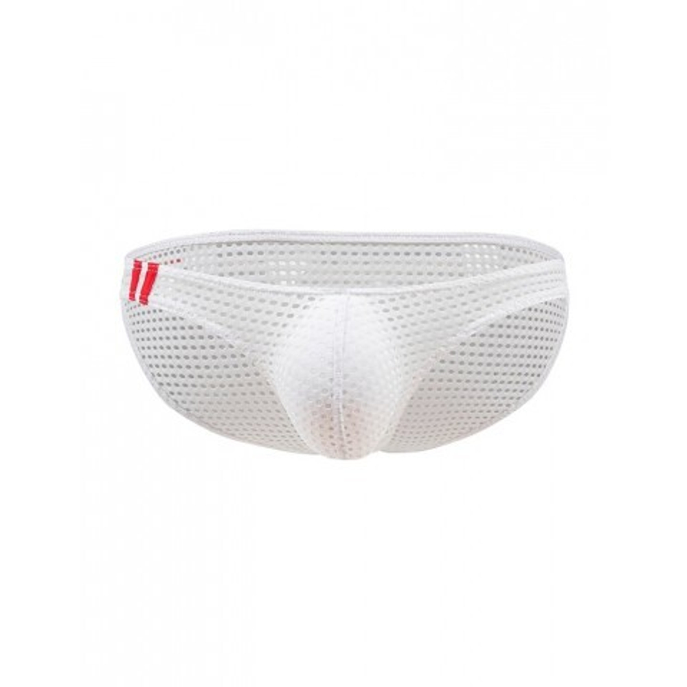 Мужские трусы из дышащей сетки белые (S)