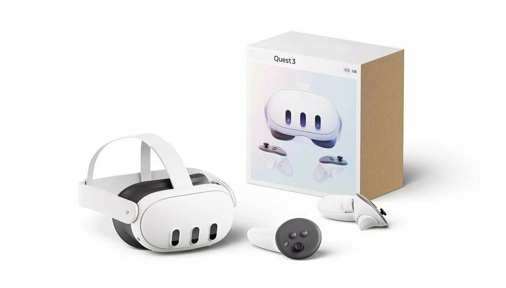 Автономный Шлем виртуальной реальности Oculus Quest 3 - 512 Гб, white/белый