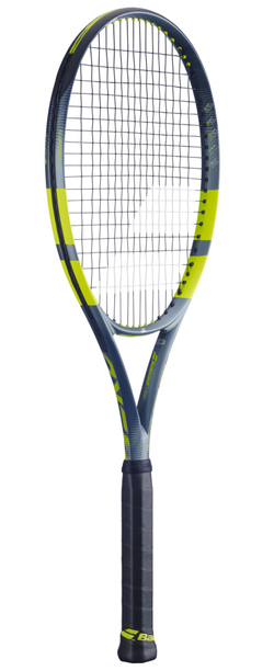 Теннисная ракетка Babolat Pure Aero+ Gen-9 - metallic dark forest/yellow + Струны