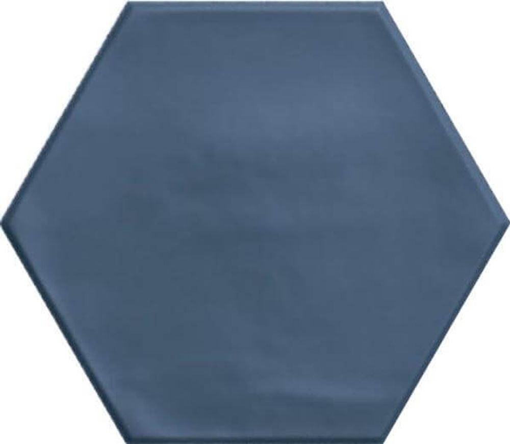 Ribesalbes Geometry Hex Navy Matt 15x17.3