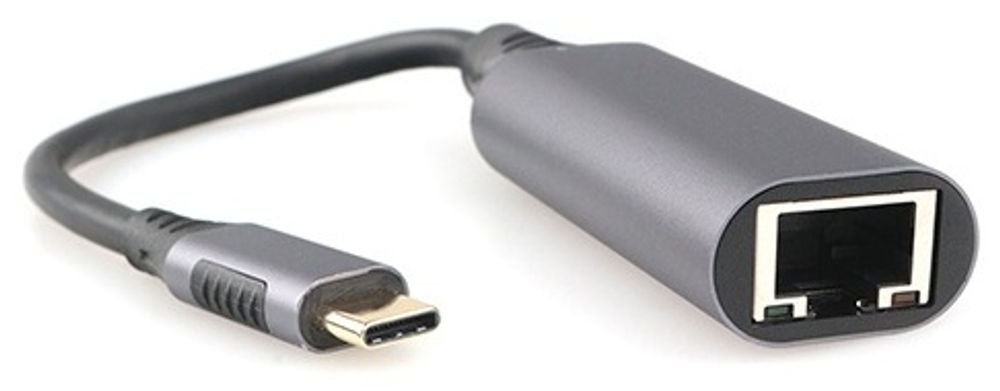Переходник Cablexpert USB Type-C - RJ-45 0.24 м A-USB3C-LAN-01