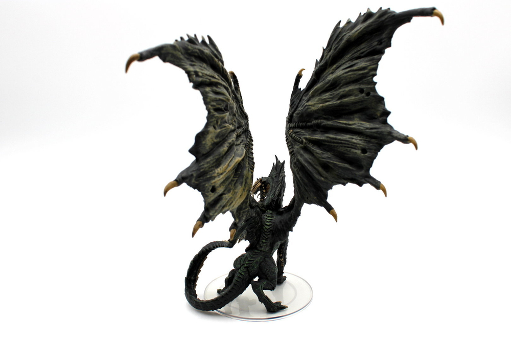 D&D Icons of the Realms: Adult Black Dragon