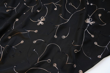 Шифон вышивка