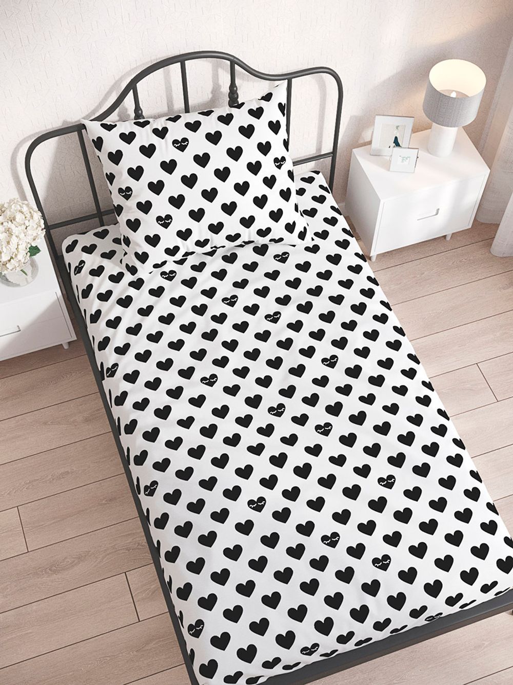 Простынь на резинке бязь Сказка "Торино (компаньон)" 90x200 см