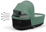 Коляска Cybex Priam IV Chrome Brown complete Cloud G Lava Grey Base G 4 в 1 Leaf Green