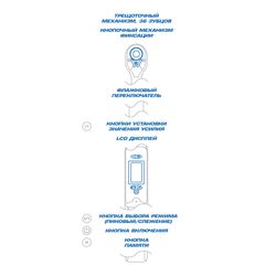 KING TONY (34467-1AG) Электронный динамометрический ключ серии "BUZZER", 1/2", 40-200 Нм