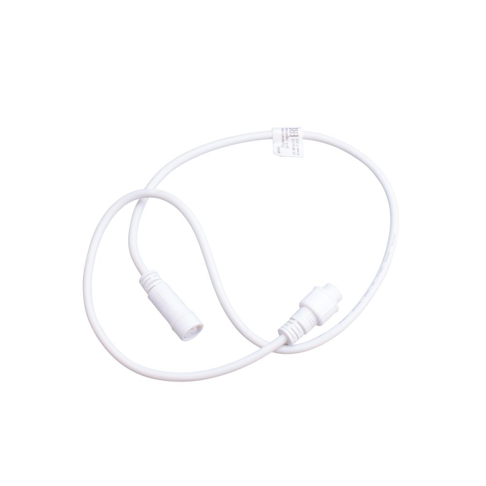 UCX-F90 E-1M-WH Удлинитель для гирлянд серии F90PRO. 1м. Статика-мерцание. IP67. Белый. TM Uniel