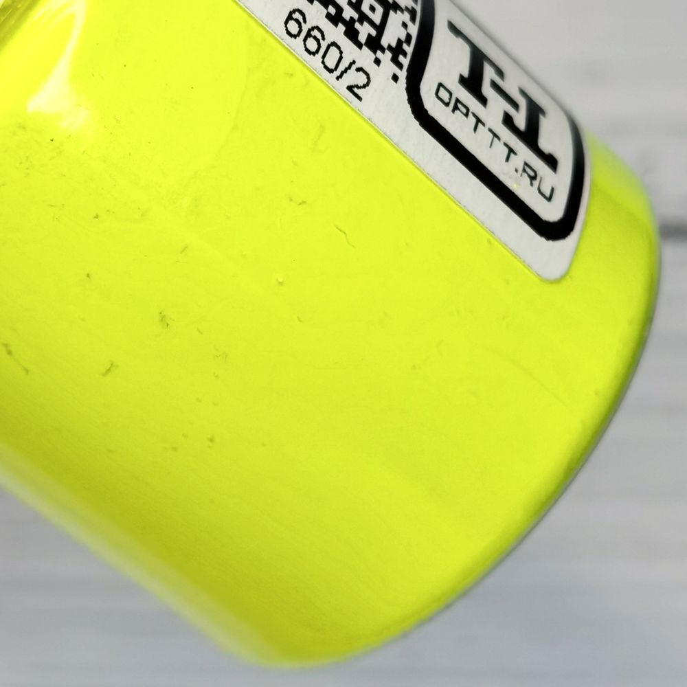 НЕОНОВЫЙ ФЛУОРЕСЦЕНТНЫЙ ПИГМЕНТ 660/2 UNIVERSAL - ЖЁЛТЫЙ ЛИМОН - розница / опт