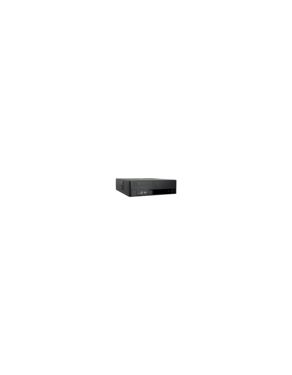 Slim Case InWin BL641 Black 300W 4*USB+AirDuct+Fan+Audio mATX