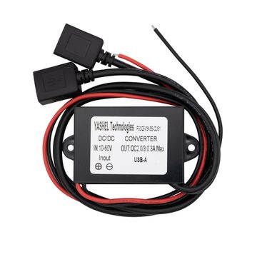 Преобразователь постоянного тока QC3.0 12 конвертер DC - USB 3A, фото №896183056