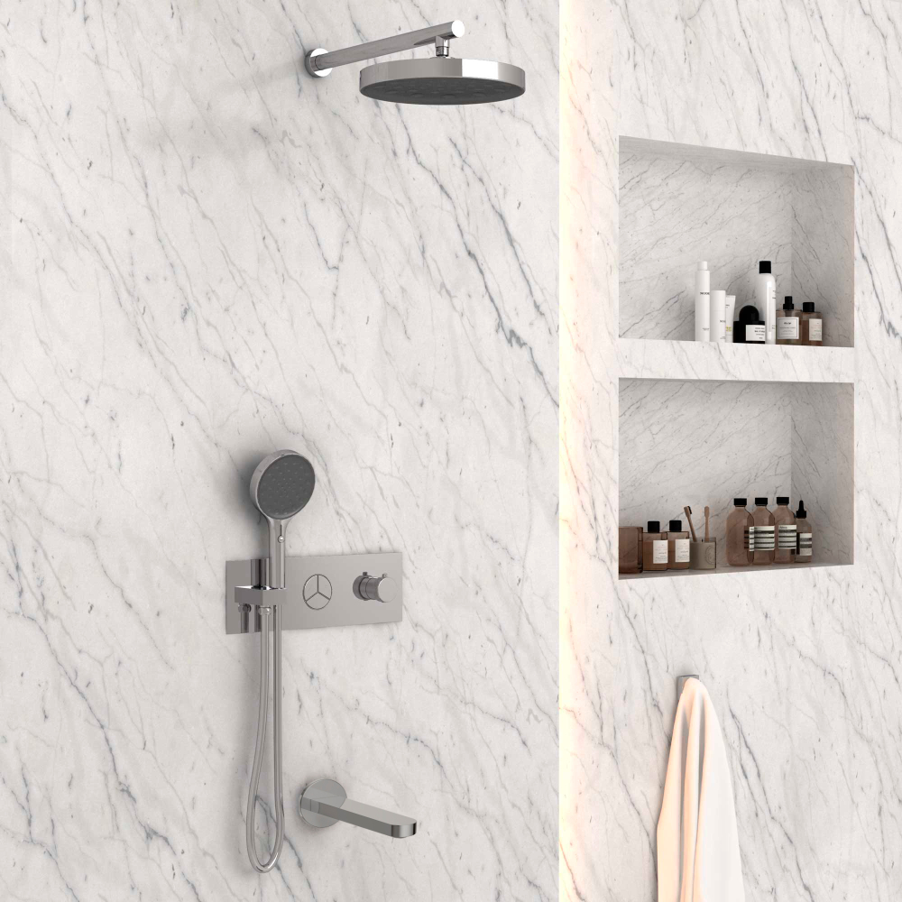 Душевой комплект Vincea Inspire VSFW-432TI3CH встраиваемый, хром