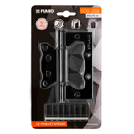 Петля универсальная без врезки IN4500W-BL BN (500-2BB/BL 100x2,5) черный глянец БЛИСТЕР