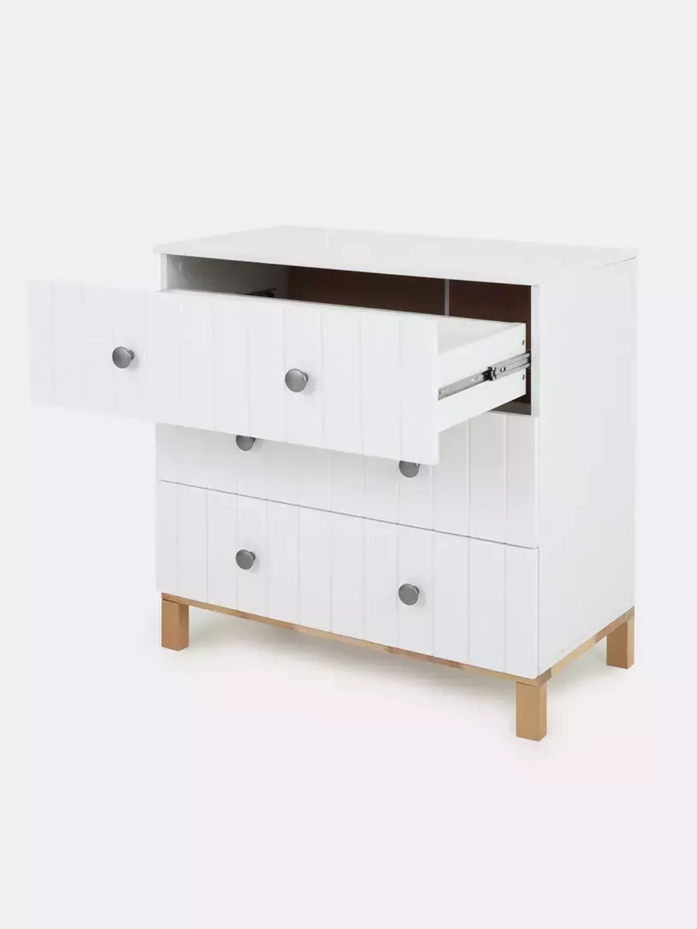 Комод RANT "BAMBOO" 84см 3 ящ. (арт.112) Cloud White Коллекция White