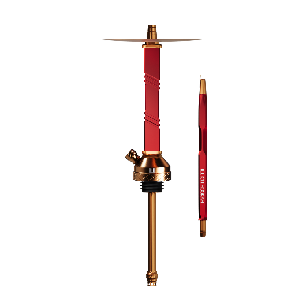 Shisha ILLICIT HOOKAH XI Stable red (bez wazonu)